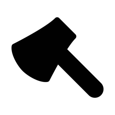 Ağaç kesme izole balta arka plan yakın çekim