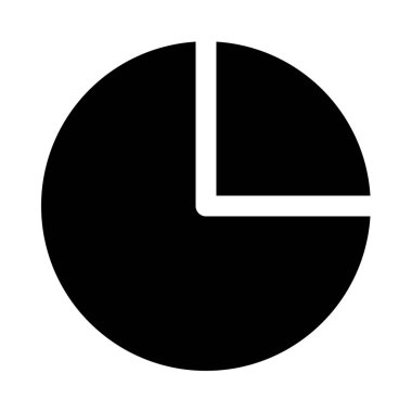 Çeyrek pasta grafik arka planı kapat