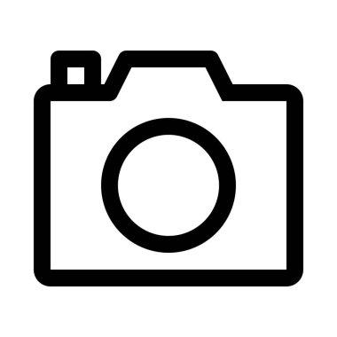 Dijital profesyonel kamera arka izole kapatmak