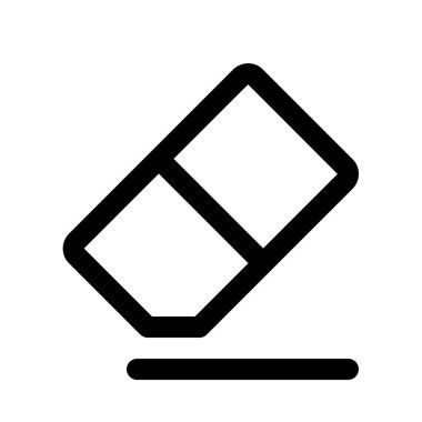 Silgi aracı düğmesini arka izole kapatmak