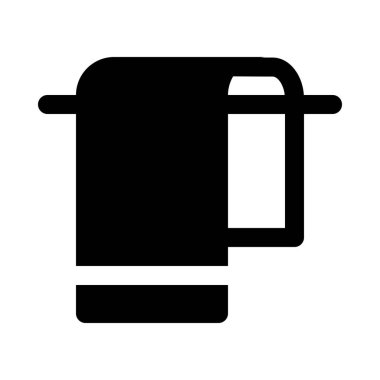 Banyo Havlu holderisolate arka plan yakın çekim