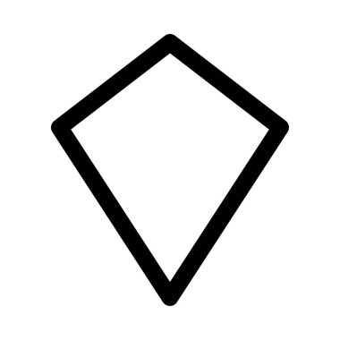 uçurtma şekli dörtlü arka izole kapatmak