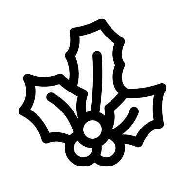 Noel berry izole misletoe arka plan yakın çekim