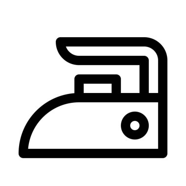 Beyaz arka plan üzerinde izole Ütü