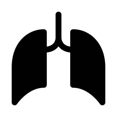 Akciğer, solunum organı. arka plan yakın izole