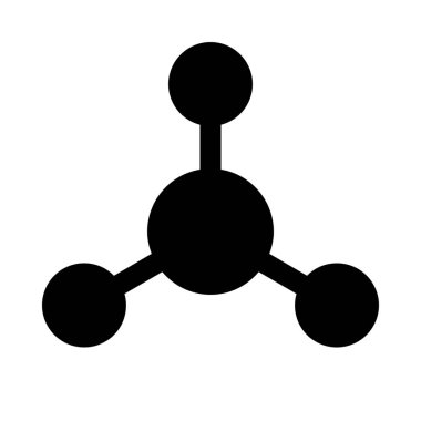 Atomik yörünge yapı izole arka plan yakın çekim