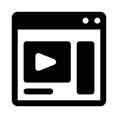 Film izole arka plan üzerinde akarsu