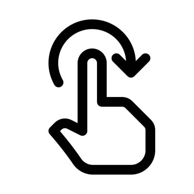 Yakın kadar izole Döndür sağ parmak arka plan