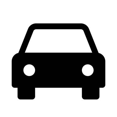 izole arka plan simgesine araba izole kapatmak