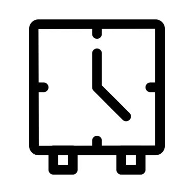 Resepsiyon çalar saat arka izole kapatmak