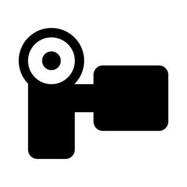 dijital video kamera arka izole kapatmak