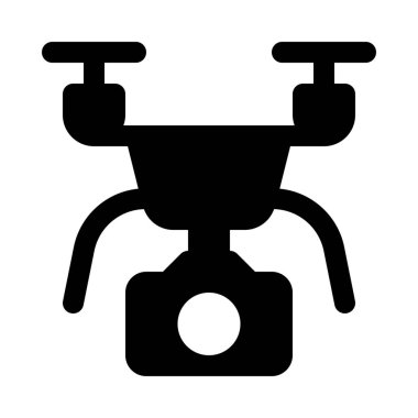 Drone - hava fotoğrafçılığı izole arka plan yakın çekim