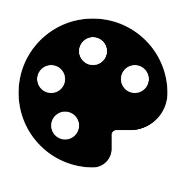 Resim paleti levhanın arka izole kapatmak