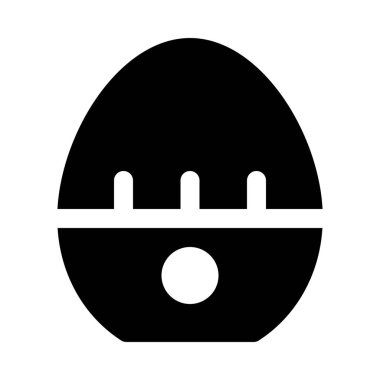 El ile yumurta saati arka izole kapatmak