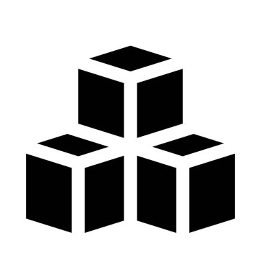 uyumlu küpleri yığılmış arka izole kapatmak