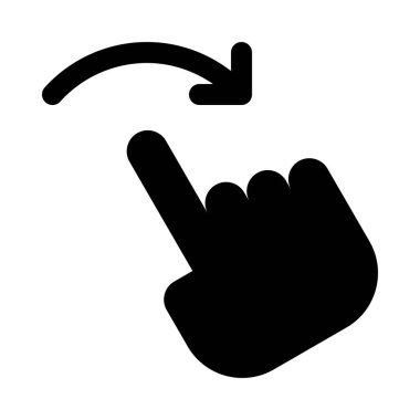 Flick doğru tokatlamak arka izole kapatmak