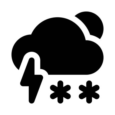 thundersnow dayisolate arka plan yakın çekim