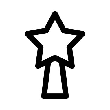 Yıldız sihirli değnek arka izole kapatmak