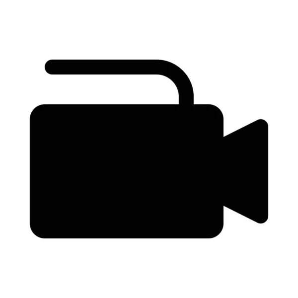 Sfondo Professionale Della Videocamera Vicino — Vettoriale Stock