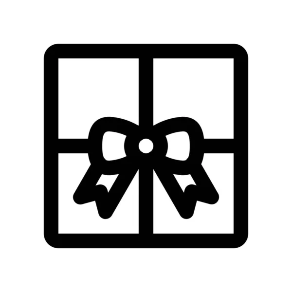 Різдвяна Подарункова Коробка Фон Крупним Планом Ізольовані — стоковий вектор