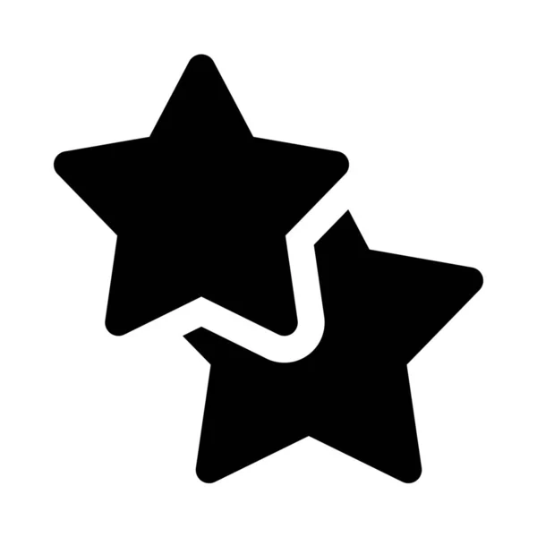 Dekorativa Dekorativa Stjärnor Bakgrund Närbild — Stock vektor