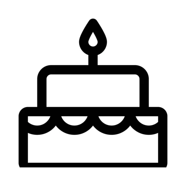 Gâteau Fond Fermer Isolé — Image vectorielle