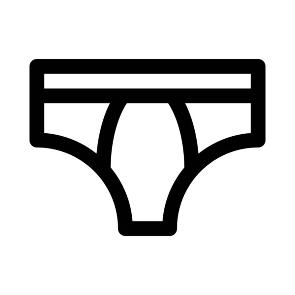 Underwear Isolate Background Close — Stock Vector