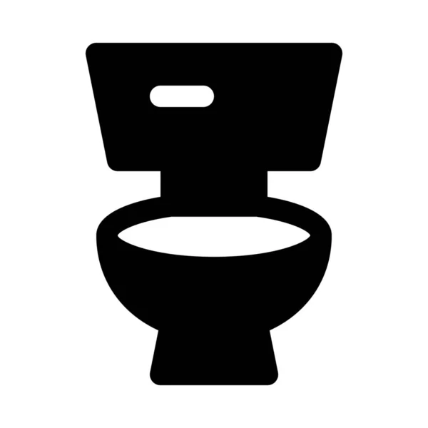 Toilet Commodeisolate Achtergrond Close — Stockvector