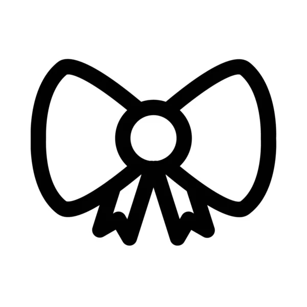 Бабочка Xmas Decor Object — стоковый вектор