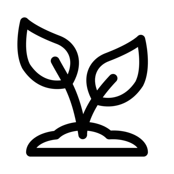 Растение Ростки Фона Вблизи — стоковый вектор