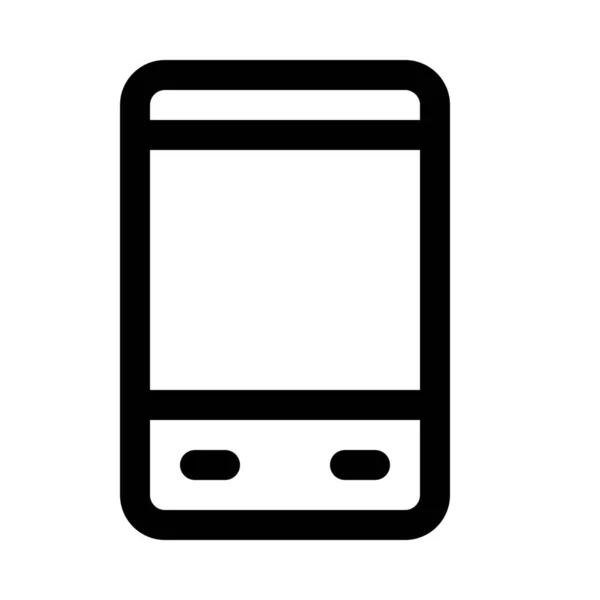 Touchscreen Mobiele Telefoon Achtergrond Close — Stockvector