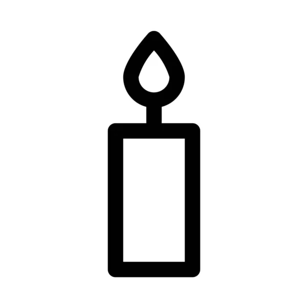 Освещение Подсветки Свечи Фон Вблизи Изолированы — стоковый вектор