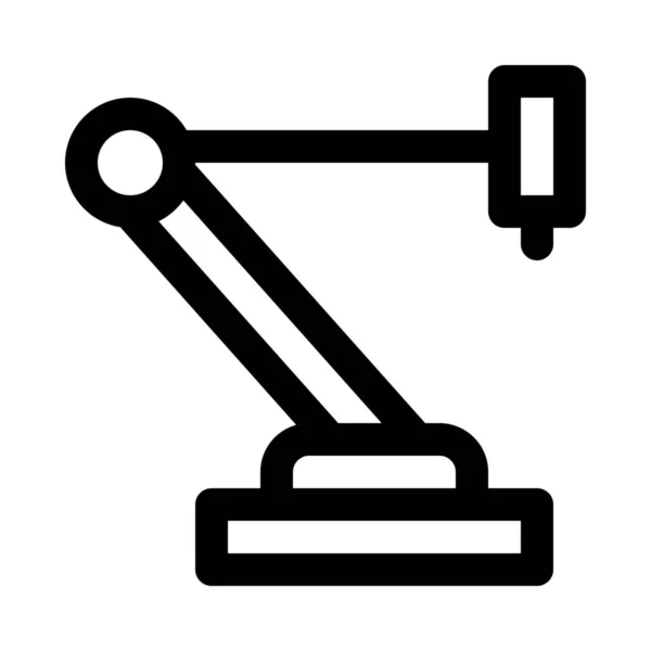 Braço Robótico Mecânico Fundo Robô Industrial Close Isolado —  Vetores de Stock