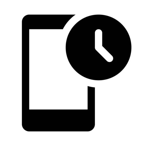 Telefonní Alarm Oznámení Pozadí Zblízka — Stockový vektor