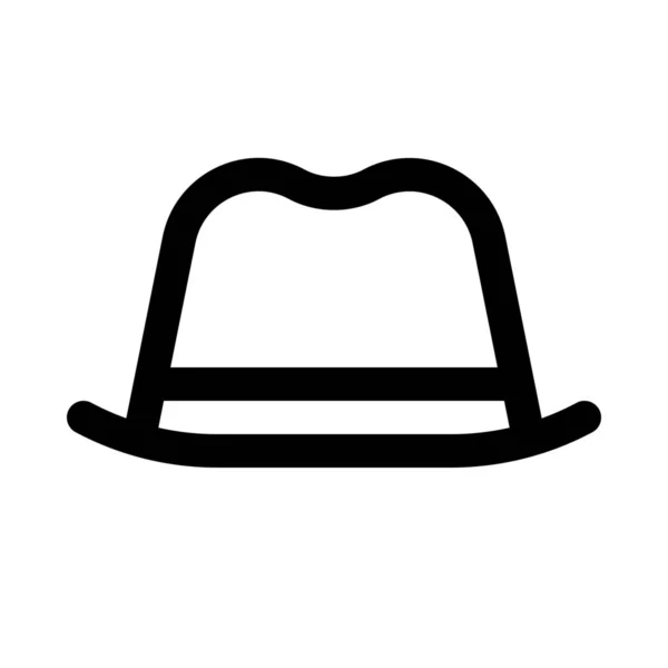 Kovboy Şapkası Arka Izole Kapatmak — Stok Vektör