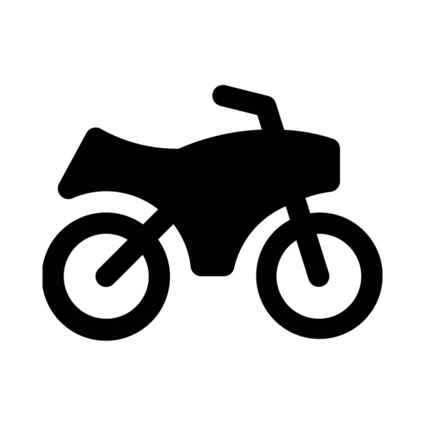 Motocross Bicicleta Fundo Close Isolado — Vetor de Stock