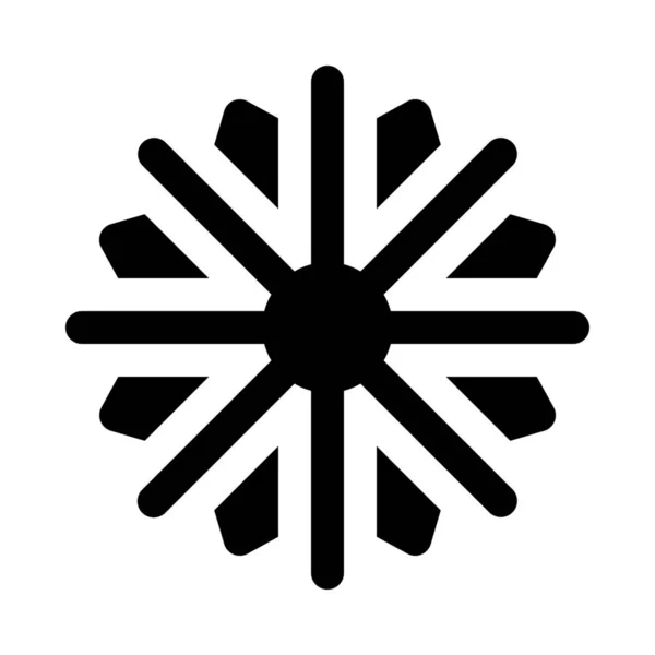 Fondo Copo Nieve Estrella Simple Cerca — Vector de stock