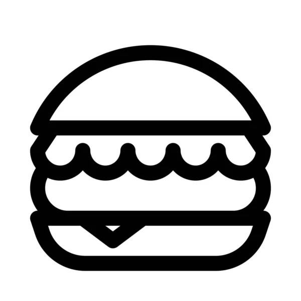Hamburger Arka Izole Kapatmak — Stok Vektör