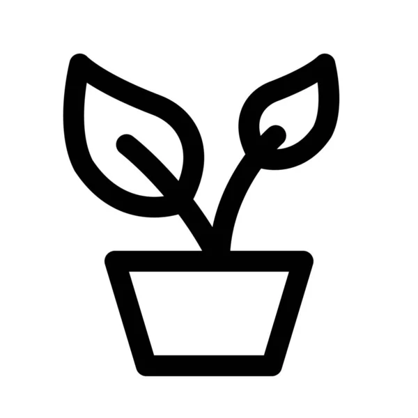 Semilla Sembrada Fondo Planta Cerca — Vector de stock