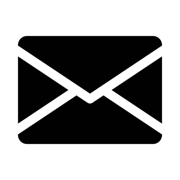 Nieuwe Mail Notificatie Achtergrond Close Geïsoleerd — Stockvector