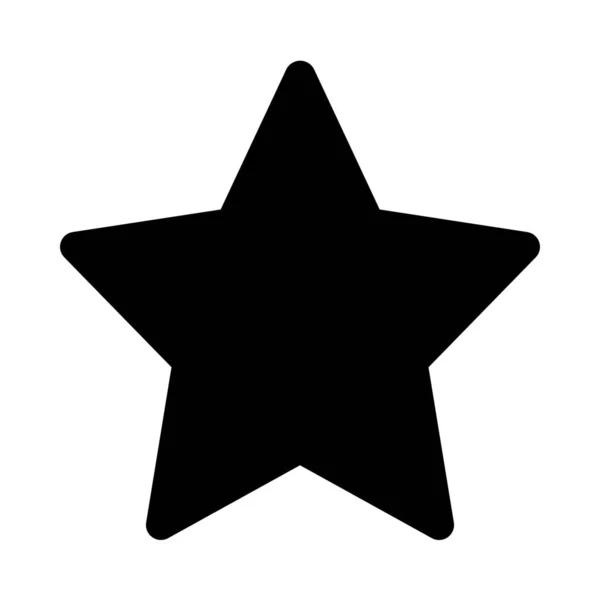 Fem Pekade Stjärna Bakgrund Närbild — Stock vektor