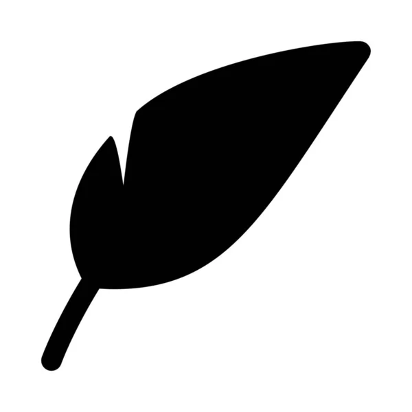 Feather Quill Gereedschap Achtergrond Close Geïsoleerd — Stockvector