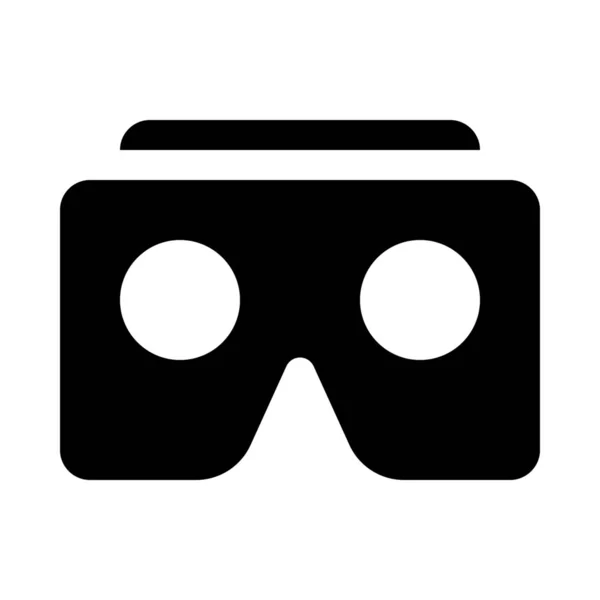 Χαρτόνι Εικονικής Πραγματικότητας Φόντο Κλείσιμο Μέχρι Απομονωμένες — Διανυσματικό Αρχείο
