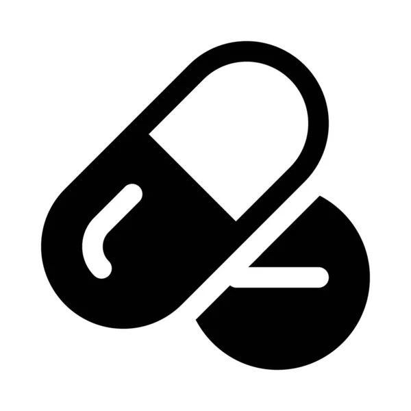 Tablette Und Kapsel Hintergrund Aus Nächster Nähe Isoliert — Stockvektor