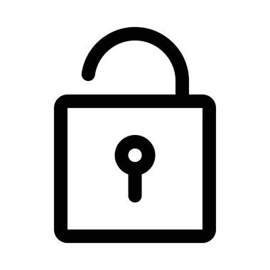 Açık kapı asma kilit arka izole kapatmak