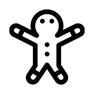 Gingerbread pişmiş kurabiye arka izole kapatmak