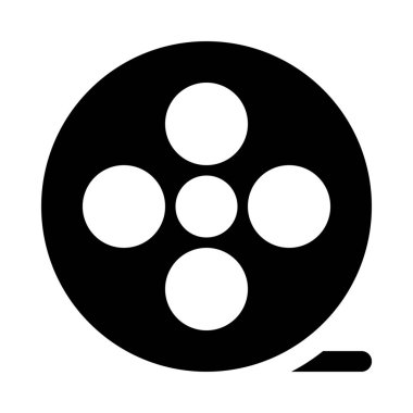 film rulo izole arka plan üzerinde kapat 
