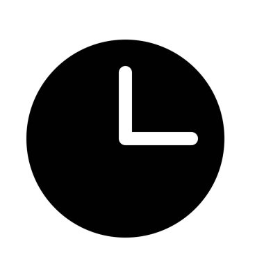 Duvara asılı saat arka izole kapatmak