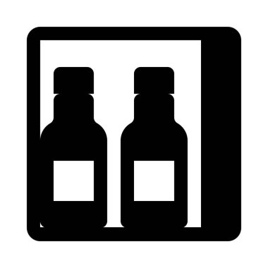 Soğutulmuş ayı izole depolama arka plan yakın çekim