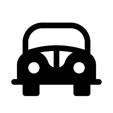 izole arka plan üzerinde eski model araba